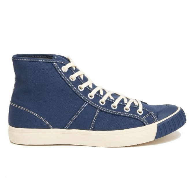 Colchester rubber co navy hightop sneaker shoe